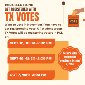 Get registered with Texas Votes