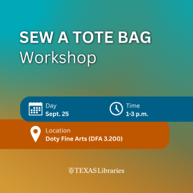 Sew a tote promotional graphic