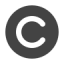 an icon of the copyright c
